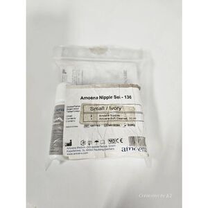Amoena Self-Adhesive Nipple Set 136 Small Ivory New in Original Packaging